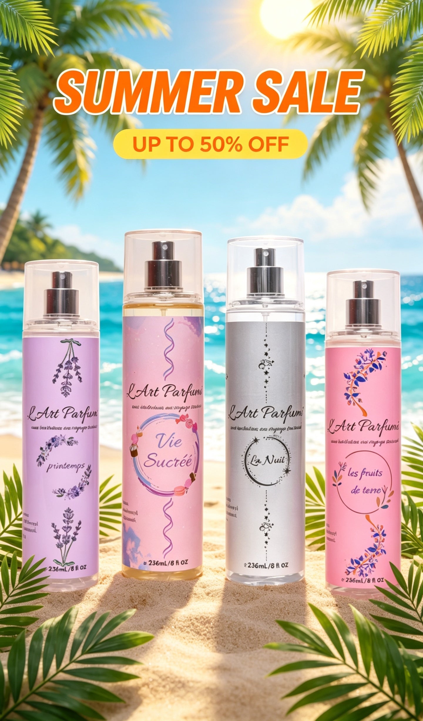 Summer Sale Body Mists — Choose Any 4