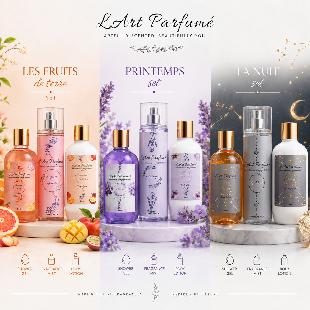 L'art Parfume Body Care Sets